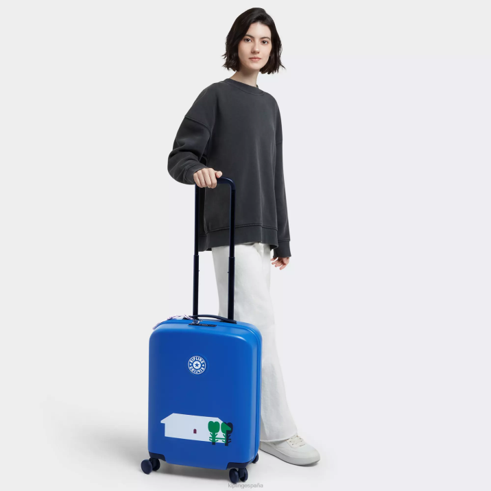 Curiosidad pequeño minju kim equipaje con ruedas de 4 ruedas Kipling impresión múltiple minju mujer 884V512 equipaje rodante