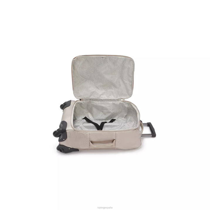 Darcey pequeño equipaje de mano metálico con ruedas Kipling resplandor metalico mujer 884V514 equipaje rodante