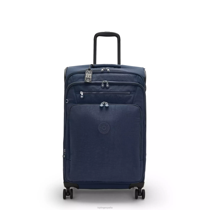 Equipaje rodante de 4 ruedas youri spin mediano Kipling azul azul mujer 884V522 equipaje rodante
