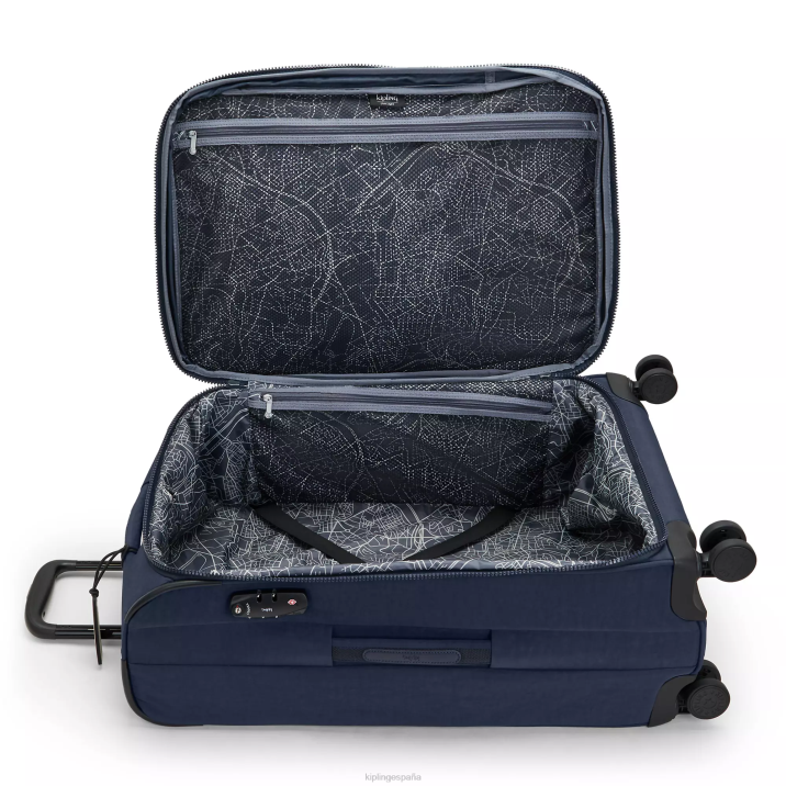Equipaje rodante de 4 ruedas youri spin mediano Kipling azul azul mujer 884V522 equipaje rodante