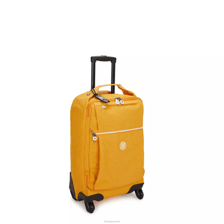 equipaje de mano pequeño con ruedas darcey Kipling amarillo rapido mujer 884V508 equipaje rodante