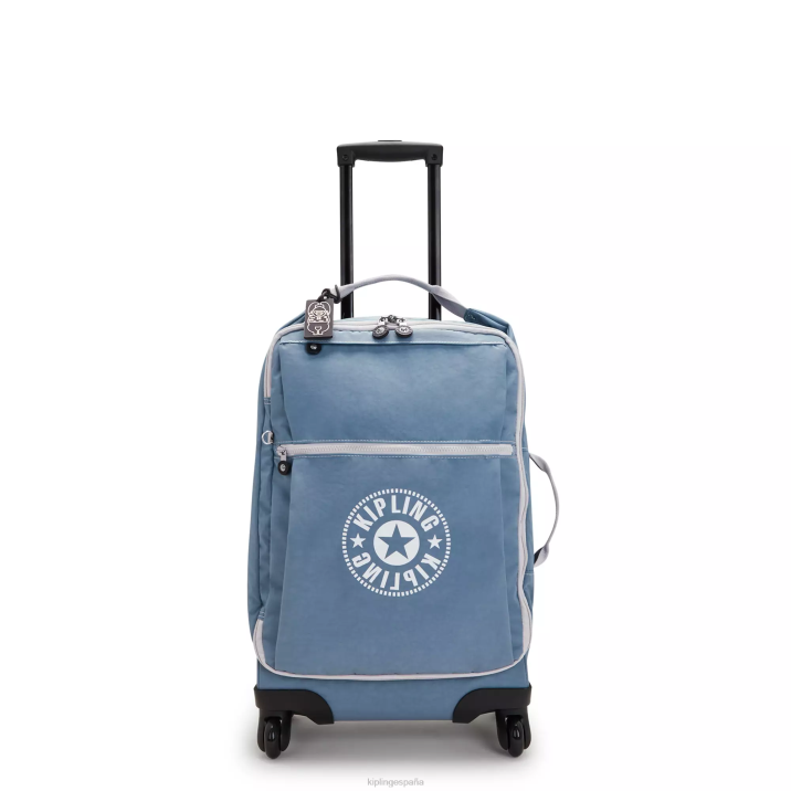 equipaje de mano pequeño con ruedas darcey Kipling cepillo azul c mujer 884V510 equipaje rodante