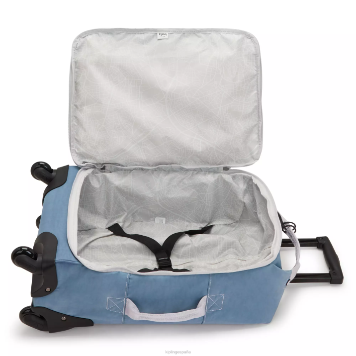 equipaje de mano pequeño con ruedas darcey Kipling cepillo azul c mujer 884V510 equipaje rodante
