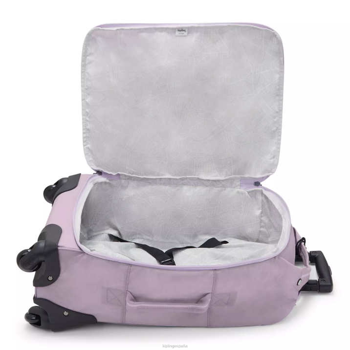 equipaje de mano pequeño con ruedas darcey Kipling lila suave mujer 884V511 equipaje rodante