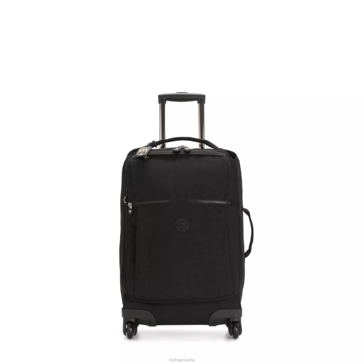 equipaje de mano pequeño con ruedas darcey Kipling negro negro mujer 884V509 equipaje rodante