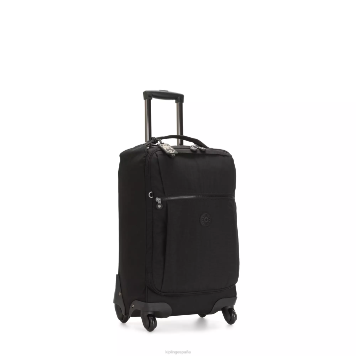 equipaje de mano pequeño con ruedas darcey Kipling negro negro mujer 884V509 equipaje rodante