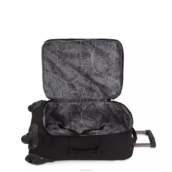 equipaje de mano pequeño con ruedas darcey Kipling negro negro mujer 884V509 equipaje rodante
