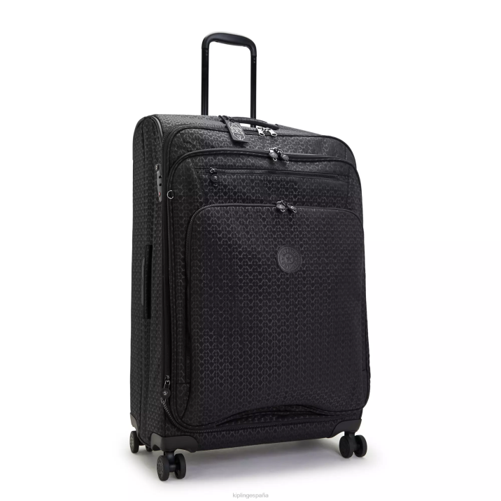 equipaje rodante grande de 4 ruedas youri spin Kipling firma en relieve mujer 884V523 equipaje rodante