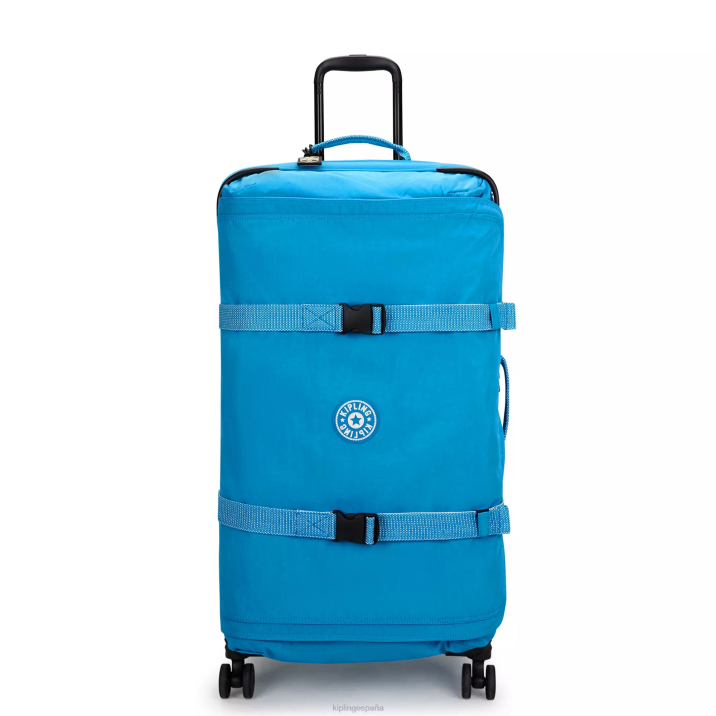 equipaje rodante grande espontáneo Kipling azul ansioso mujer 884V519 equipaje rodante