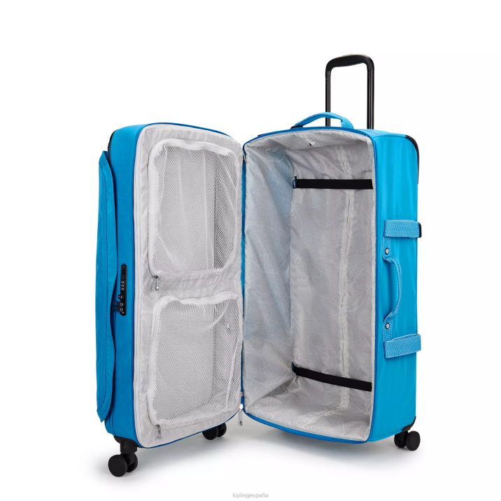 equipaje rodante grande espontáneo Kipling azul ansioso mujer 884V519 equipaje rodante