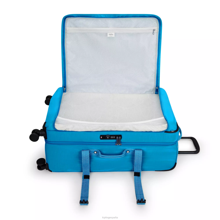 equipaje rodante grande espontáneo Kipling azul ansioso mujer 884V519 equipaje rodante