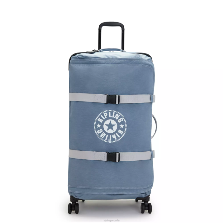 equipaje rodante grande espontáneo Kipling cepillo azul c mujer 884V521 equipaje rodante