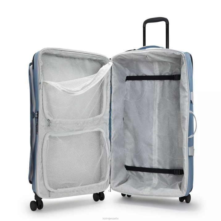 equipaje rodante grande espontáneo Kipling cepillo azul c mujer 884V521 equipaje rodante