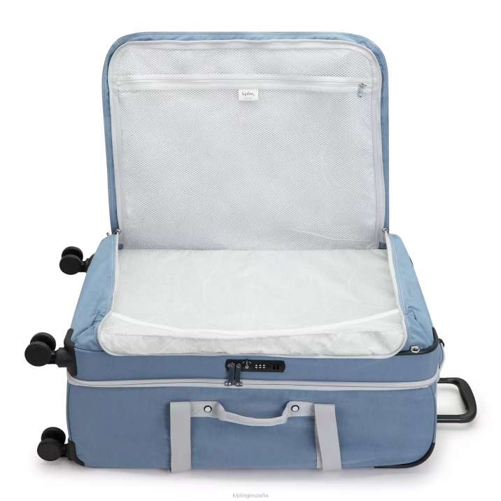 equipaje rodante grande espontáneo Kipling cepillo azul c mujer 884V521 equipaje rodante