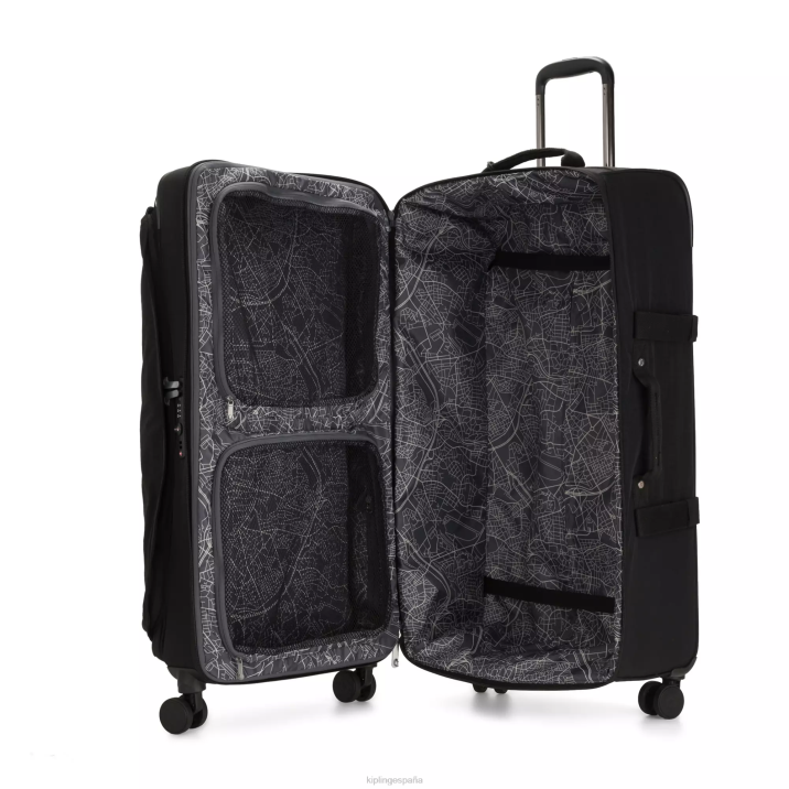 equipaje rodante grande espontáneo Kipling negro negro mujer 884V518 equipaje rodante