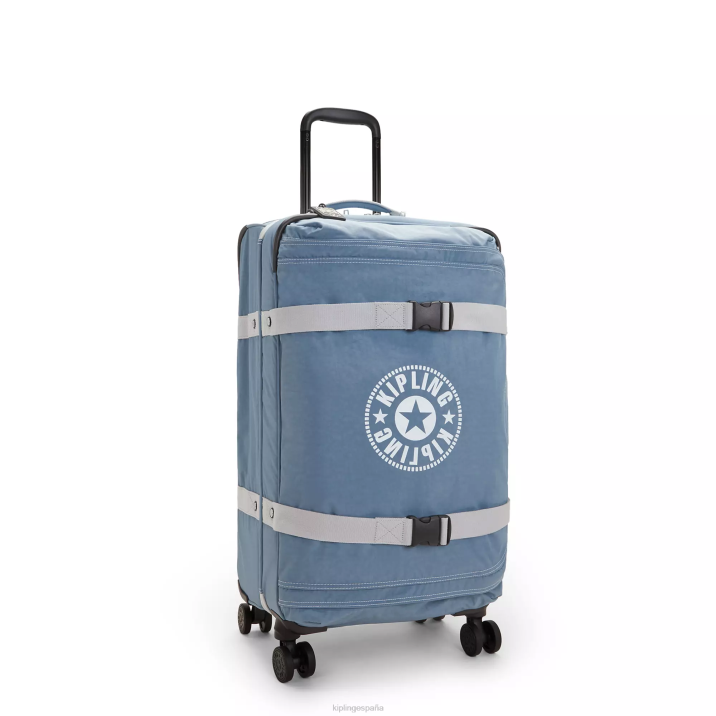 equipaje rodante medio espontáneo Kipling cepillo azul c mujer 884V517 equipaje rodante