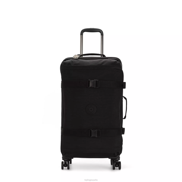 equipaje rodante medio espontáneo Kipling negro negro mujer 884V516 equipaje rodante