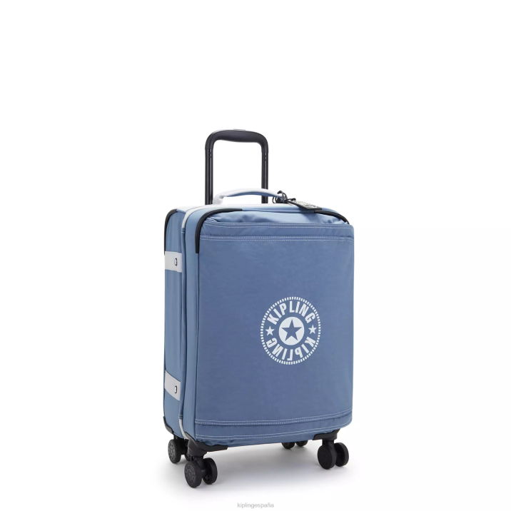pequeño equipaje rodante espontáneo Kipling cepillo azul c mujer 884V507 equipaje rodante