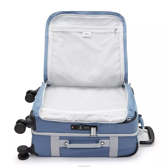 pequeño equipaje rodante espontáneo Kipling cepillo azul c mujer 884V507 equipaje rodante