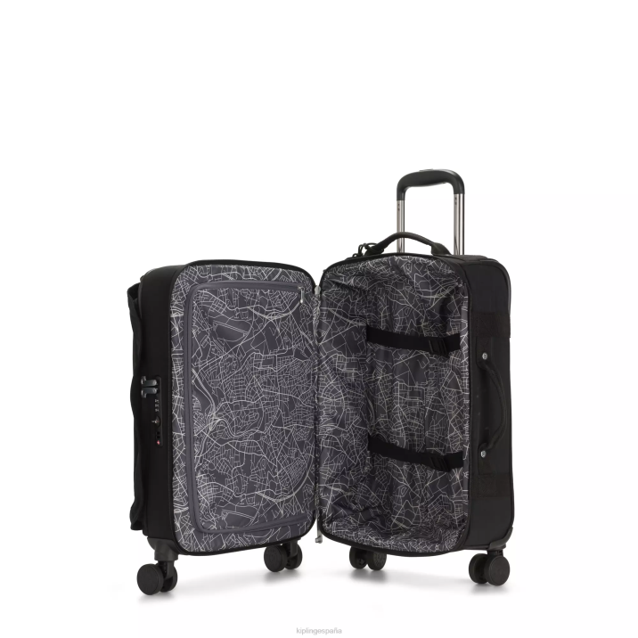 pequeño equipaje rodante espontáneo Kipling negro negro mujer 884V504 equipaje rodante