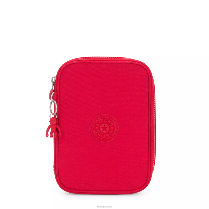 Estuche 100 bolígrafos Kipling colorete rojo mujer 884V575 bolígrafos y estuches