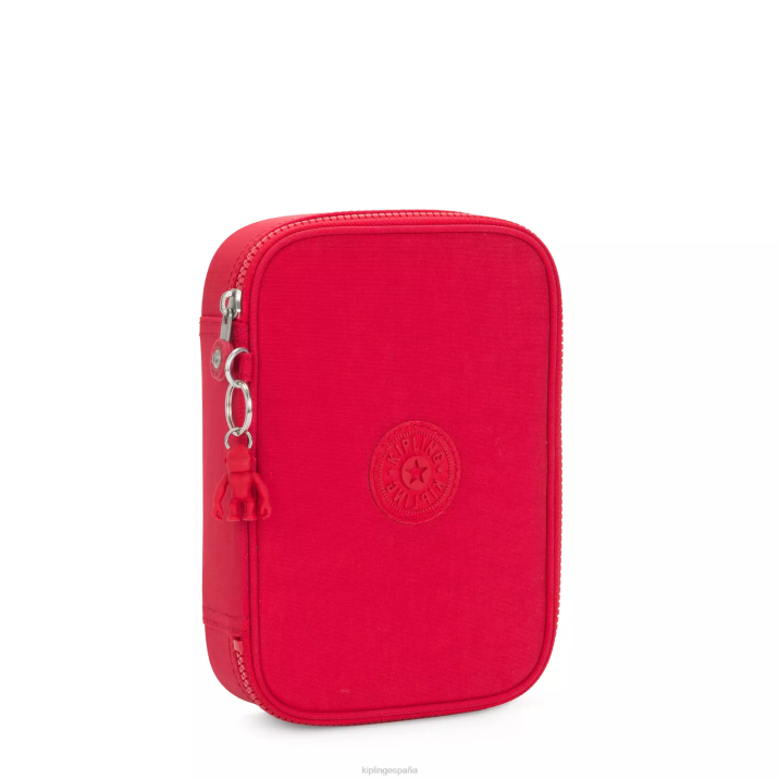 Estuche 100 bolígrafos Kipling colorete rojo mujer 884V575 bolígrafos y estuches