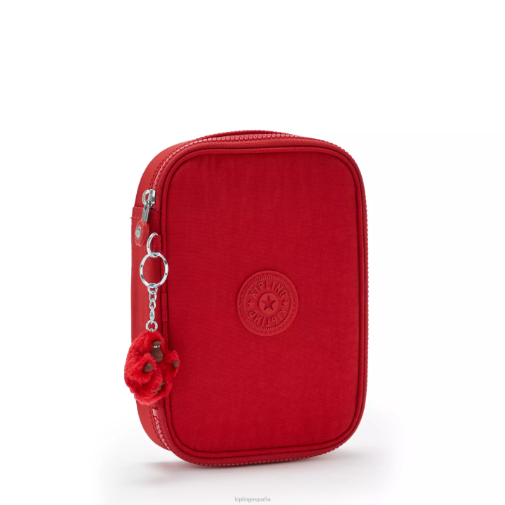 Estuche 100 bolígrafos Kipling tono cereza mujer 884V571 bolígrafos y estuches
