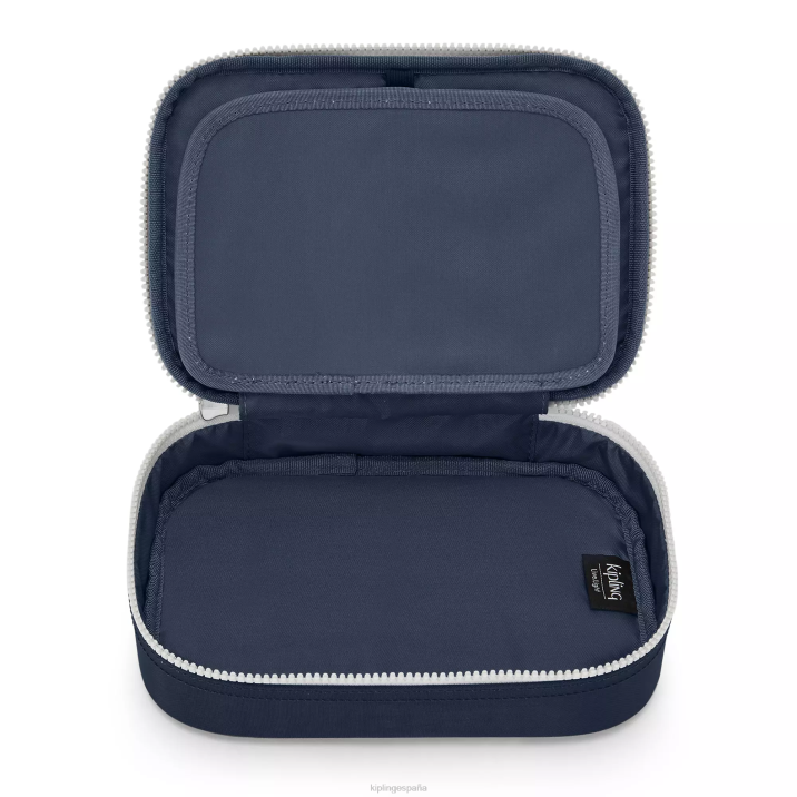Estuche 100 bolígrafos Kipling verdadero azul gris mujer 884V569 bolígrafos y estuches