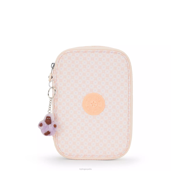 Estuche 100 bolígrafos estampado Kipling azulejo femenino mujer 884V590 bolígrafos y estuches