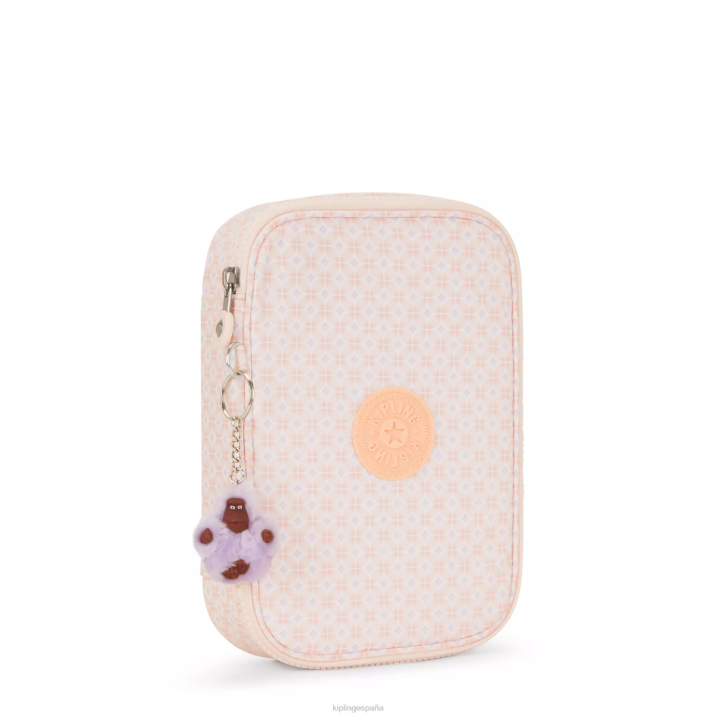 Estuche 100 bolígrafos estampado Kipling azulejo femenino mujer 884V590 bolígrafos y estuches