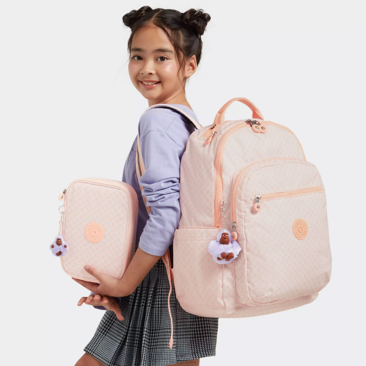 Estuche 100 bolígrafos estampado Kipling azulejo femenino mujer 884V590 bolígrafos y estuches