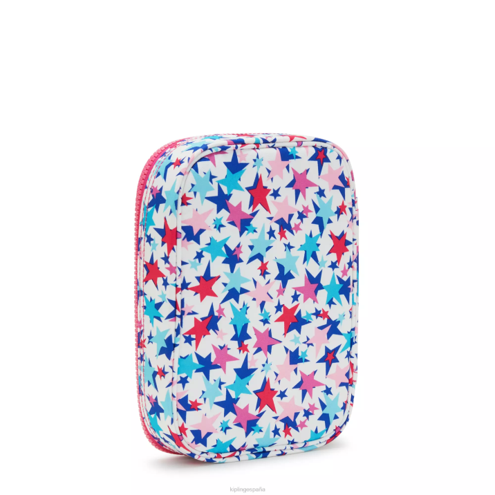 Estuche 100 bolígrafos estampado Kipling estrellas de amapola mujer 884V587 bolígrafos y estuches