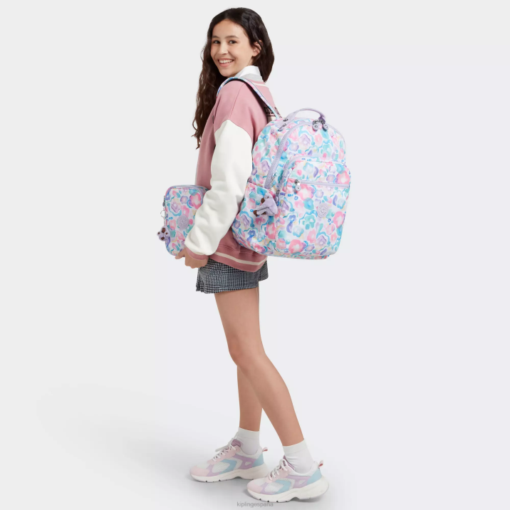 Estuche 100 bolígrafos estampado Kipling flores de agua mujer 884V593 bolígrafos y estuches