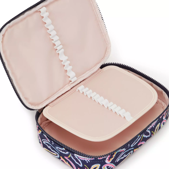 Estuche 100 bolígrafos estampado Kipling impresión de fiesta de palma mujer 884V589 bolígrafos y estuches