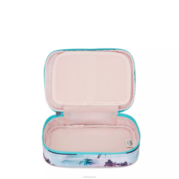 Estuche 100 bolígrafos estampado Kipling impresión de la palma de la sombra mujer 884V588 bolígrafos y estuches