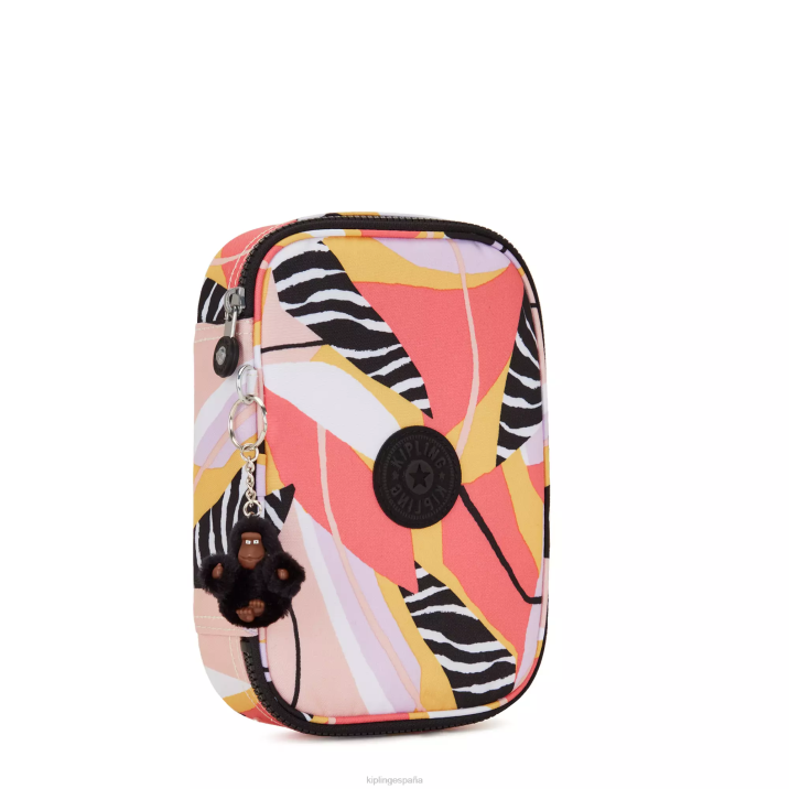 Estuche 100 bolígrafos estampado Kipling licencia abstracta mujer 884V591 bolígrafos y estuches