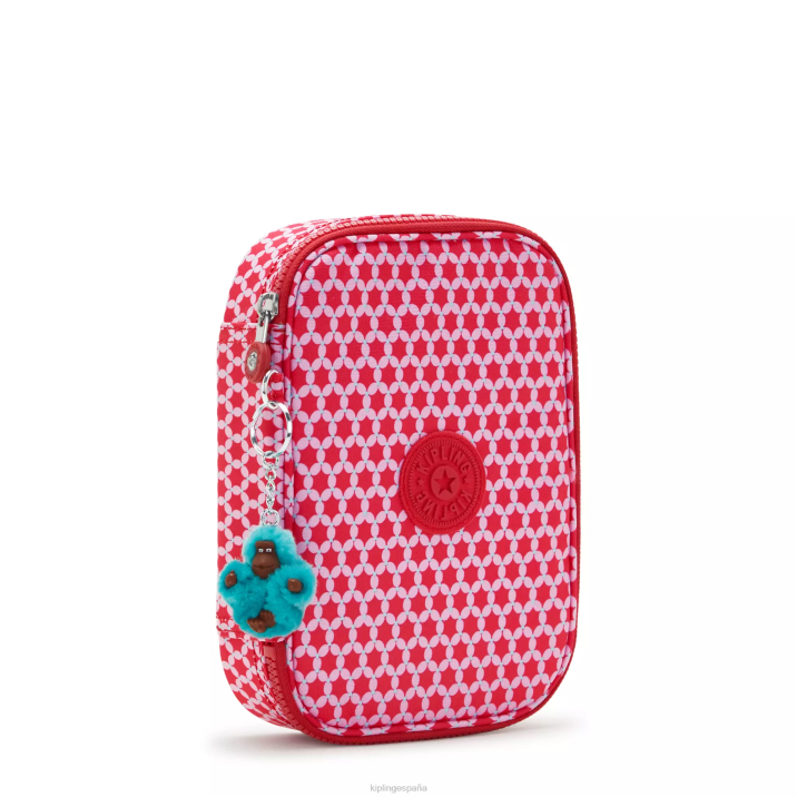 Estuche 100 bolígrafos estampado Kipling punto estrellado mujer 884V585 bolígrafos y estuches
