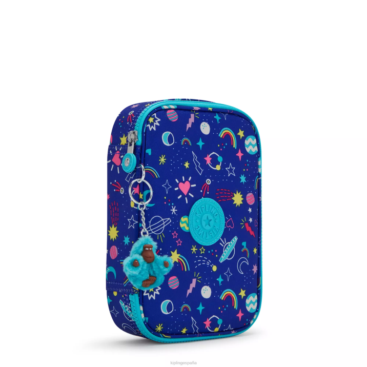 Estuche 100 bolígrafos estampado Kipling trucos de galaxias mujer 884V586 bolígrafos y estuches