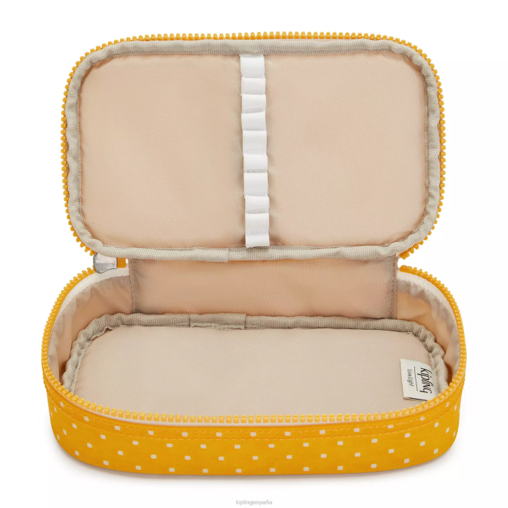 Estuche 50 bolígrafos estampado Kipling punto suave amarillo mujer 884V594 bolígrafos y estuches