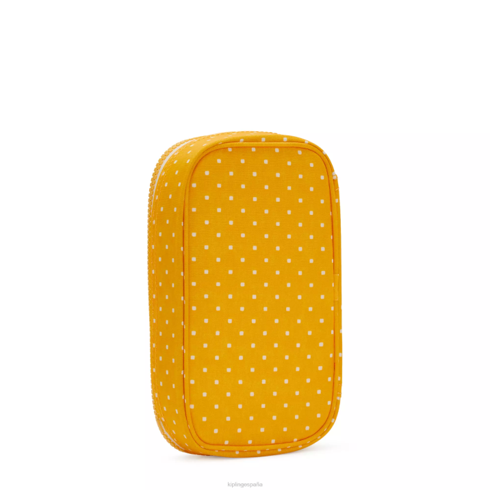 Estuche 50 bolígrafos estampado Kipling punto suave amarillo mujer 884V594 bolígrafos y estuches