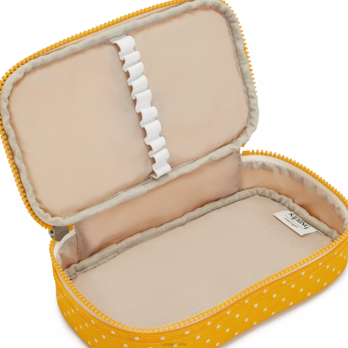 Estuche 50 bolígrafos estampado Kipling punto suave amarillo mujer 884V594 bolígrafos y estuches