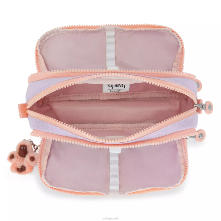 caja de lápices gitroy Kipling interminable lila c mujer 884V583 bolígrafos y estuches