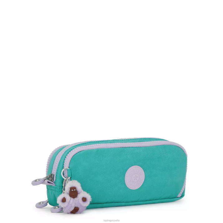 caja de lápices gitroy Kipling surfista verde mujer 884V578 bolígrafos y estuches