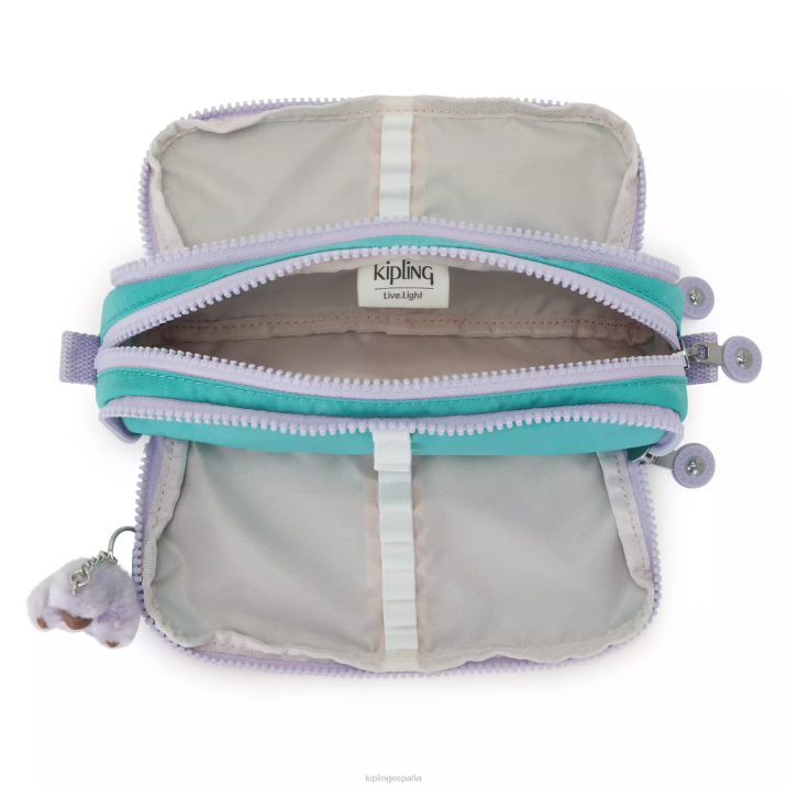 caja de lápices gitroy Kipling surfista verde mujer 884V578 bolígrafos y estuches