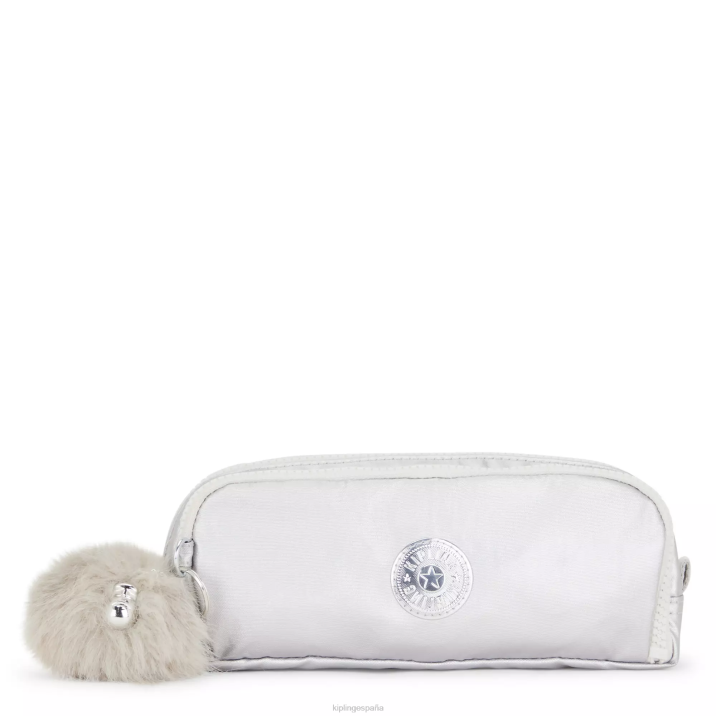 estuche metálico gitroy Kipling caramelo metálico mujer 884V602 bolígrafos y estuches