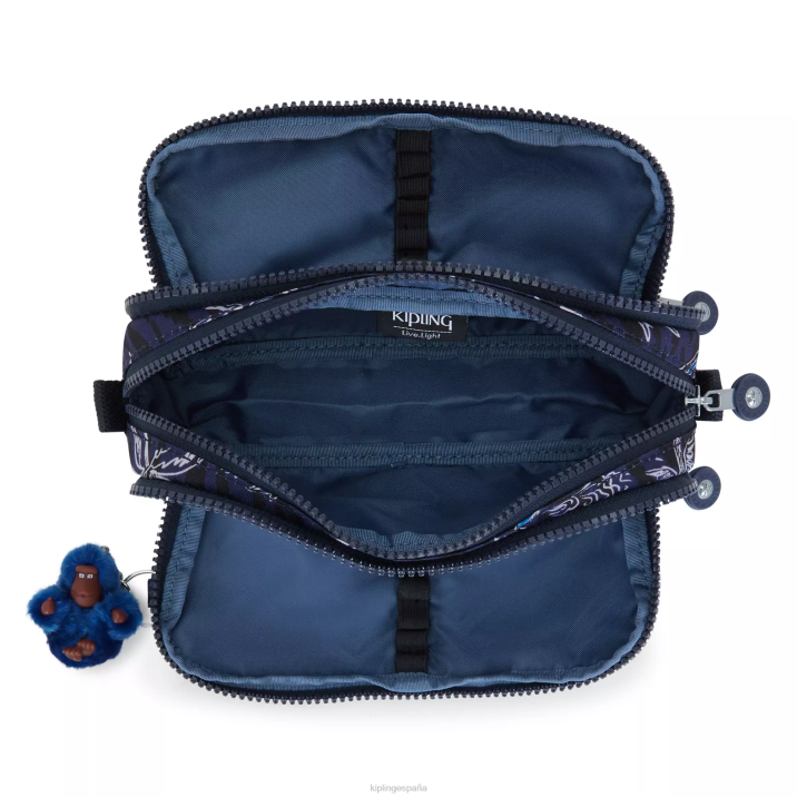 estuche para lápices estampado gitroy Kipling impresión de mar de surf mujer 884V600 bolígrafos y estuches