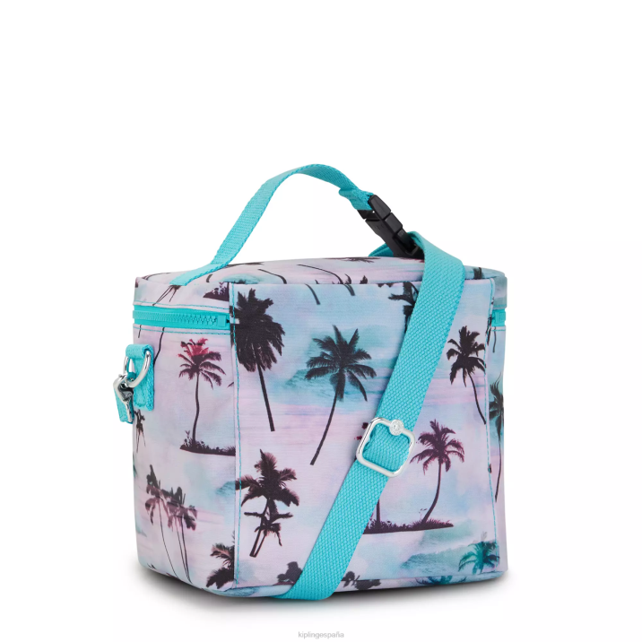 bolsa de almuerzo con estampado graham Kipling impresión de la palma de la sombra mujer 884V623 bolsas de almuerzo