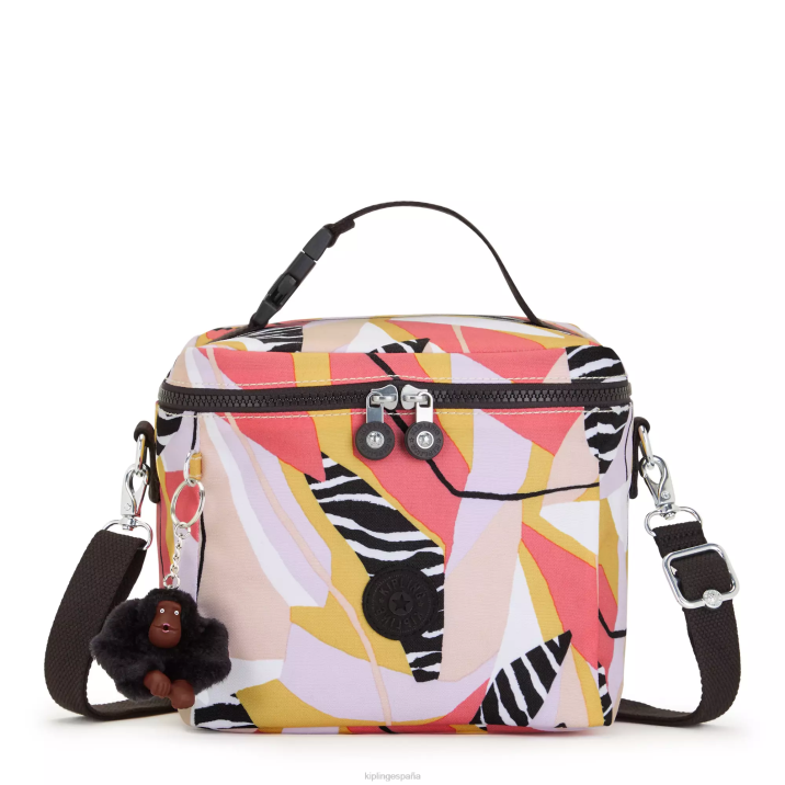 bolsa de almuerzo con estampado graham Kipling licencia abstracta mujer 884V624 bolsas de almuerzo