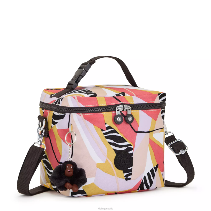 bolsa de almuerzo con estampado graham Kipling licencia abstracta mujer 884V624 bolsas de almuerzo