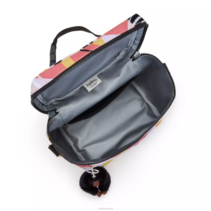 bolsa de almuerzo con estampado graham Kipling licencia abstracta mujer 884V624 bolsas de almuerzo